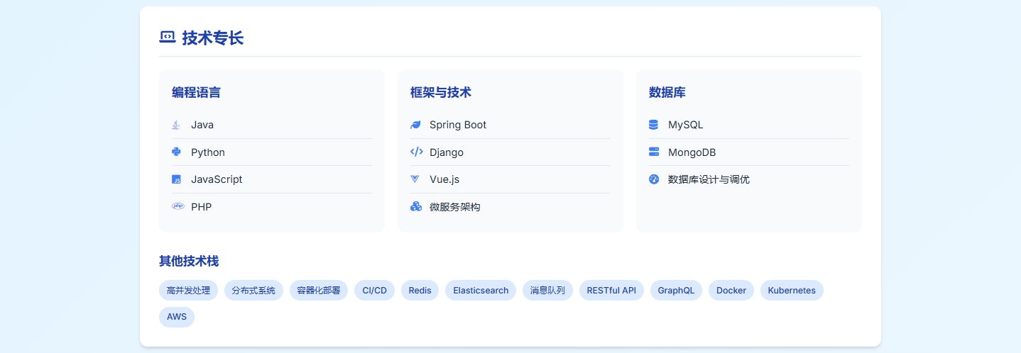 IT程序员开发者个人简介页面HTML源码实现深度解析插图1_崭新源码 IT程序员开发者个人简介页面HTML源码实现深度解析插图1_崭新源码