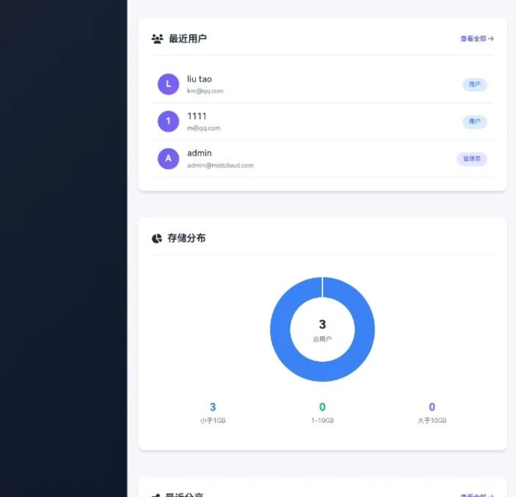智能AI云盘系统源码：全功能安全存储与高效文件管理界面插图1_崭新源码