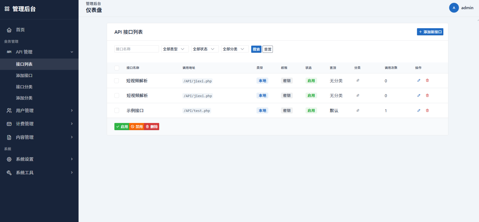 全开源带计费功能API管理系统新版发布:安全加固与性能优化插图2_崭新源码 全开源带计费功能API管理系统新版发布:安全加固与性能优化插图2_崭新源码