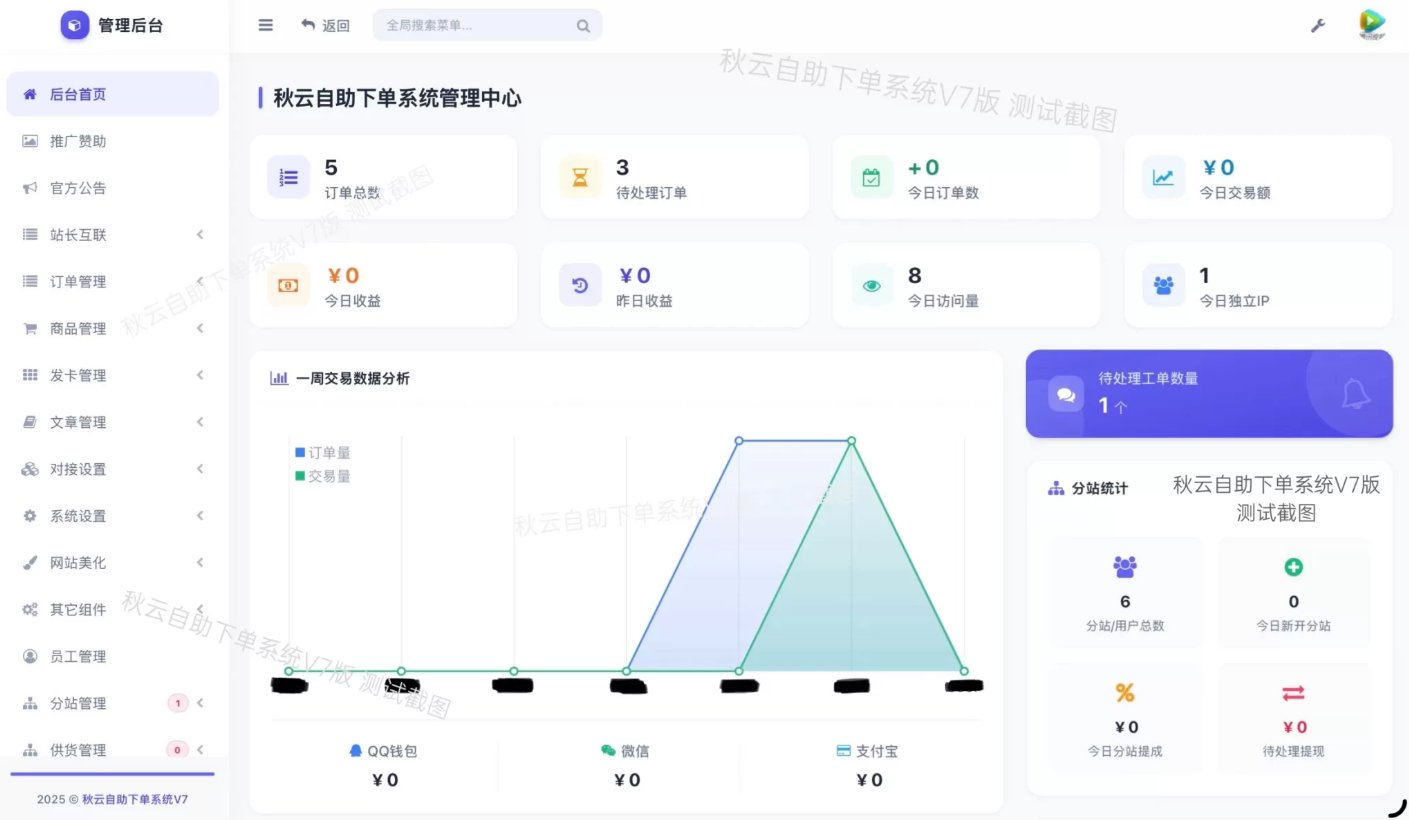 秋云V7公益版:彩虹云商城二开美化系统,全网联动站长平台插图1_崭新源码 秋云V7公益版:彩虹云商城二开美化系统,全网联动站长平台插图1_崭新源码