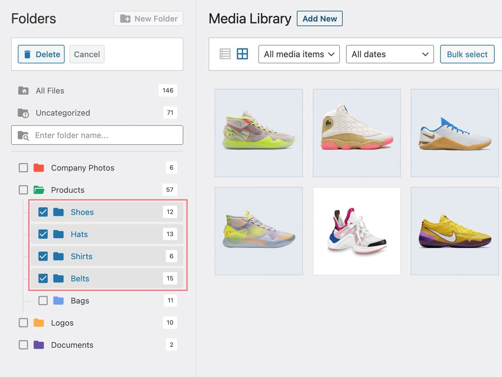 FileBird Pro v6.5.8 破解版 WordPress媒体库文件夹插件下载插图4_崭新源码 FileBird Pro v6.5.8 破解版 WordPress媒体库文件夹插件下载插图4_崭新源码
