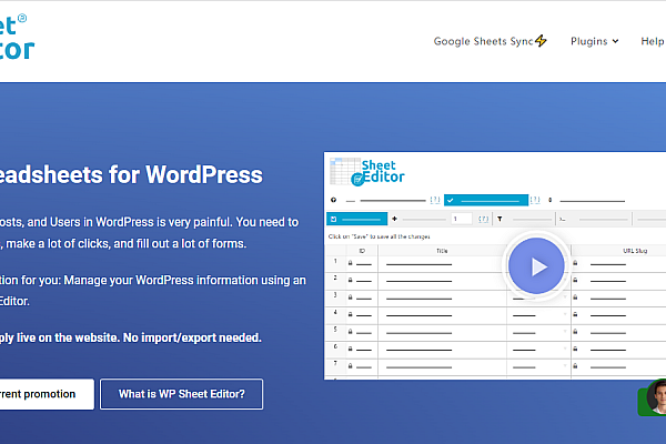 WP Sheet Editor Pro v2.25.15开心版：WordPress高效表格编辑插件