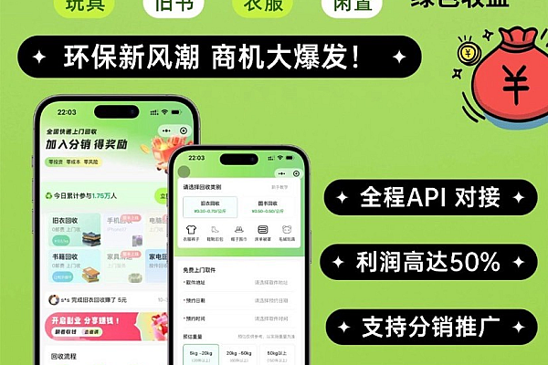 旧物回收系统源码：Go语言高并发助力创业与业务拓展