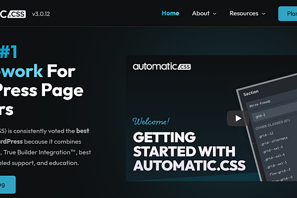 Automatic.css v3.3.6破解版：WordPress页面构建的高效CSS框架