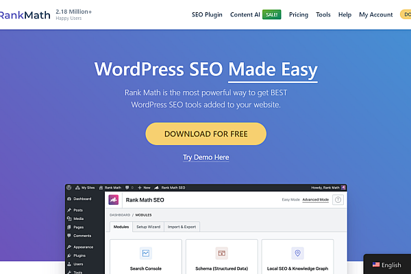 《Rank Math Pro v3.0.101破解版：WordPress超强SEO优化利器》