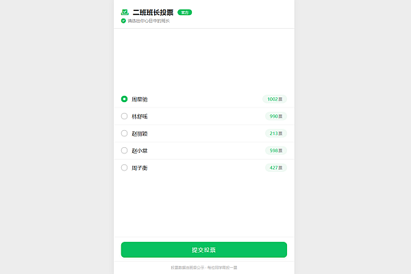 HTML疯狂星期四整蛊投票器工具