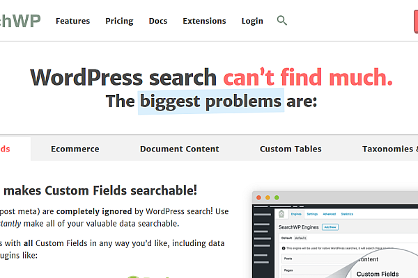 SearchWP v4.6.1 破解版 WordPress站内搜索增强插件